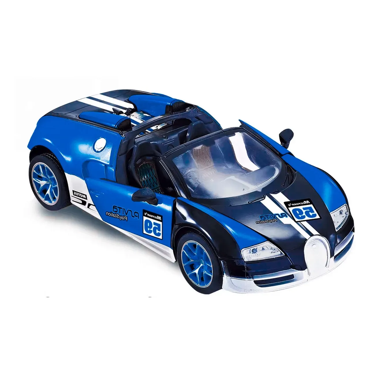 Carro Deportivo Bugatti Recargable Control Remoto Niños