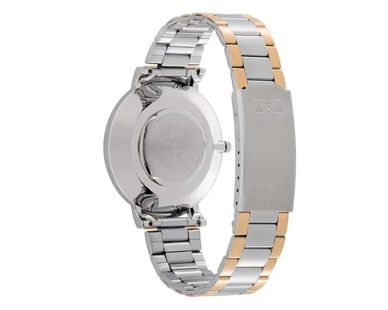 Reloj Q&q Qyq Q978j401y Casual Acero Hombre + Estuche