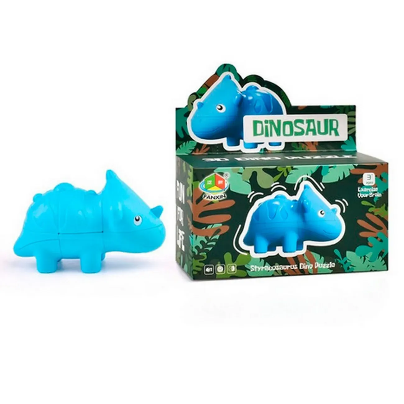 Cubo Rubik Dinosaurio 3d Dino Puzzle Didactico Ingenio