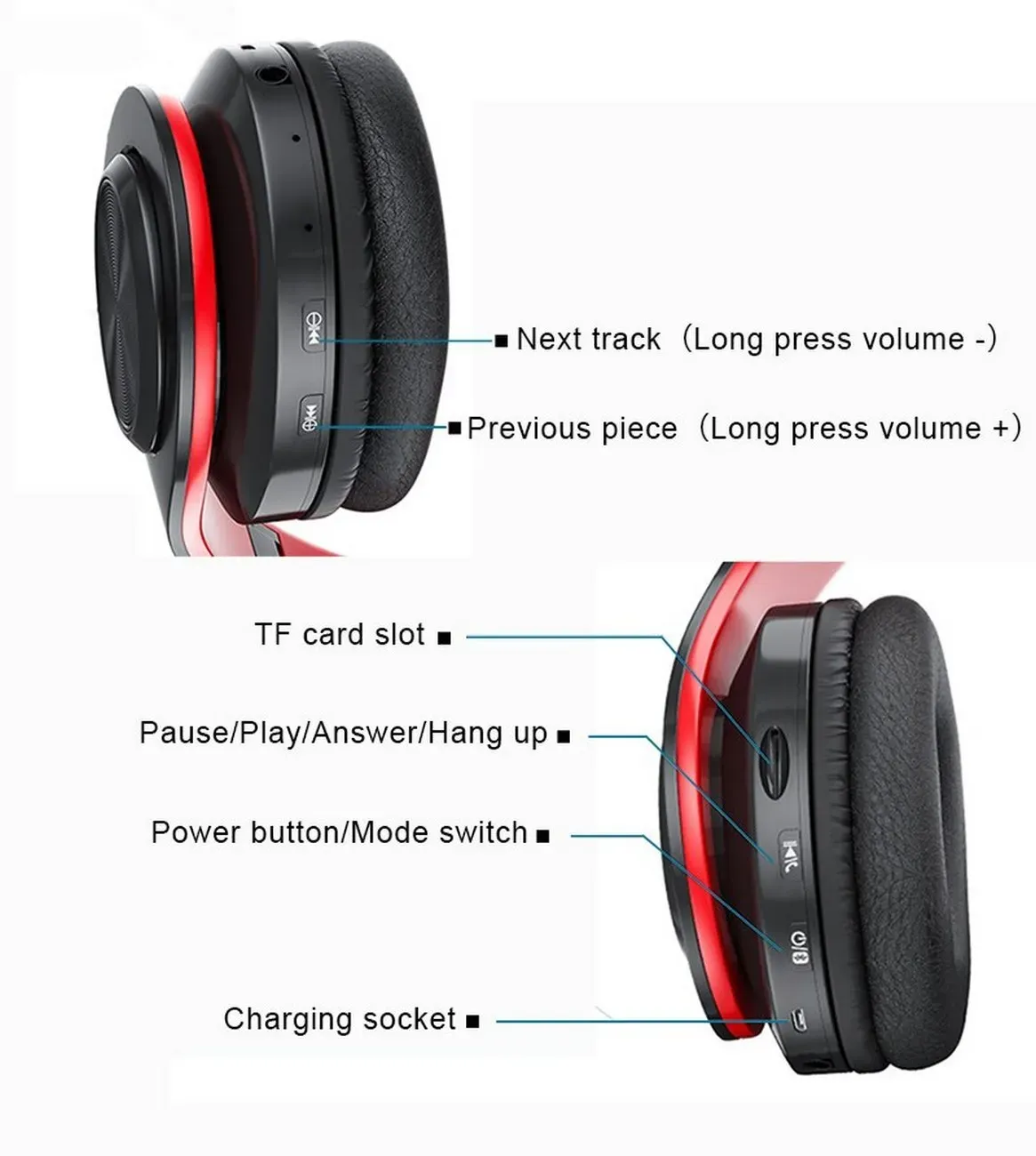 Audifonos Diadema Inalámbrico B39 Recargable Bluetooh 