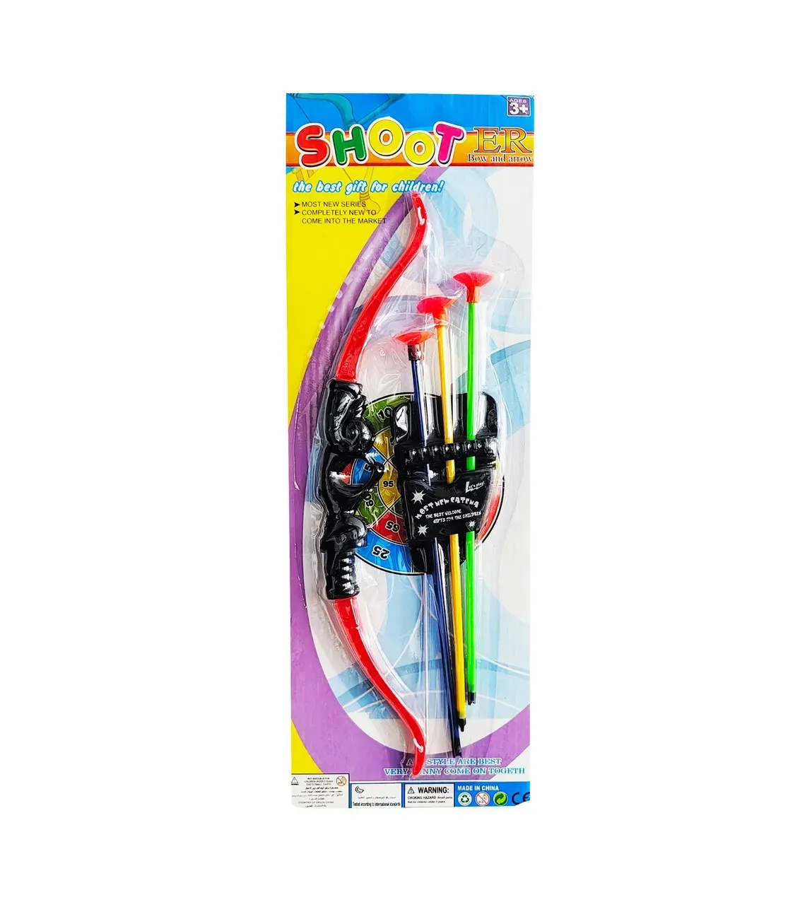 Juguete Arco Flechas Unisex Tiro Al Blanco Niños Destreza