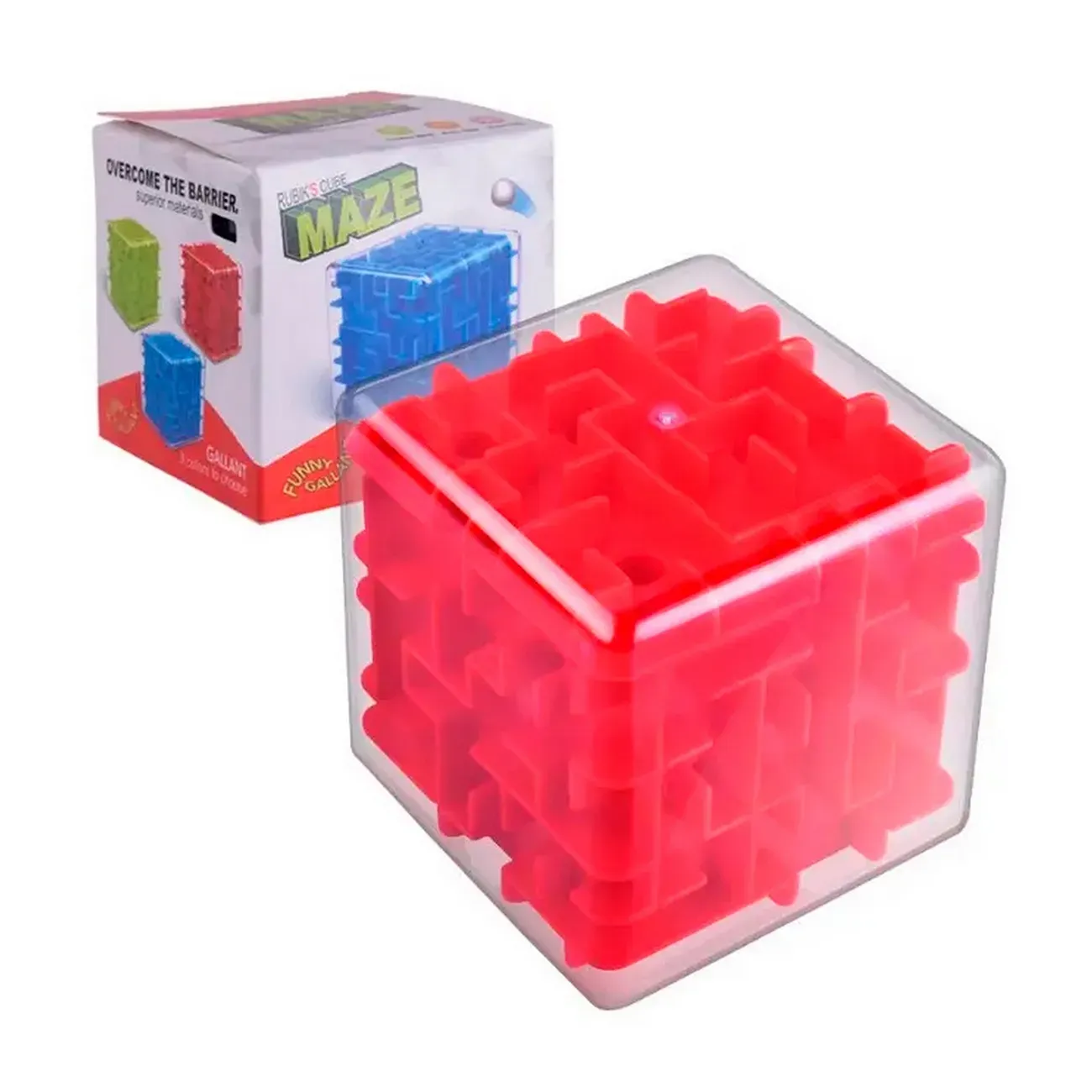 Cubo Laberinto 3d Mágico Juego Didáctico Aprendizaje