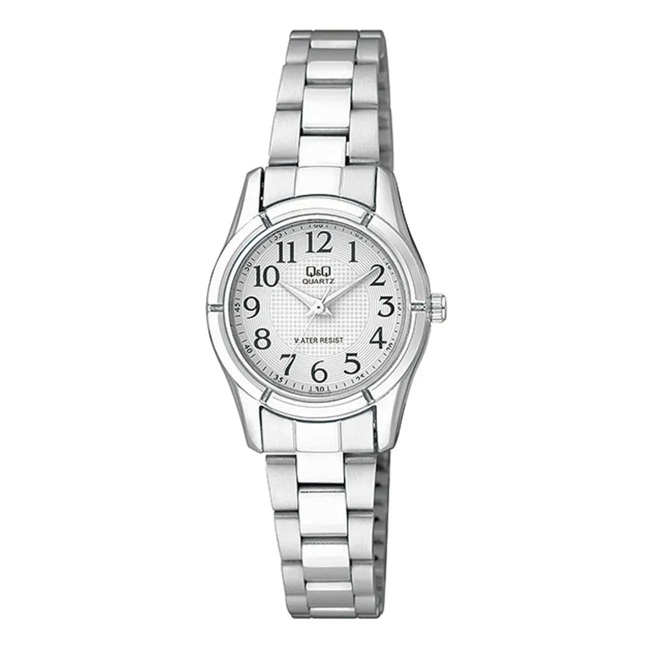 Reloj Q&q Qyq Q877j204y Casual Acero Mujer Dama + Estuche 