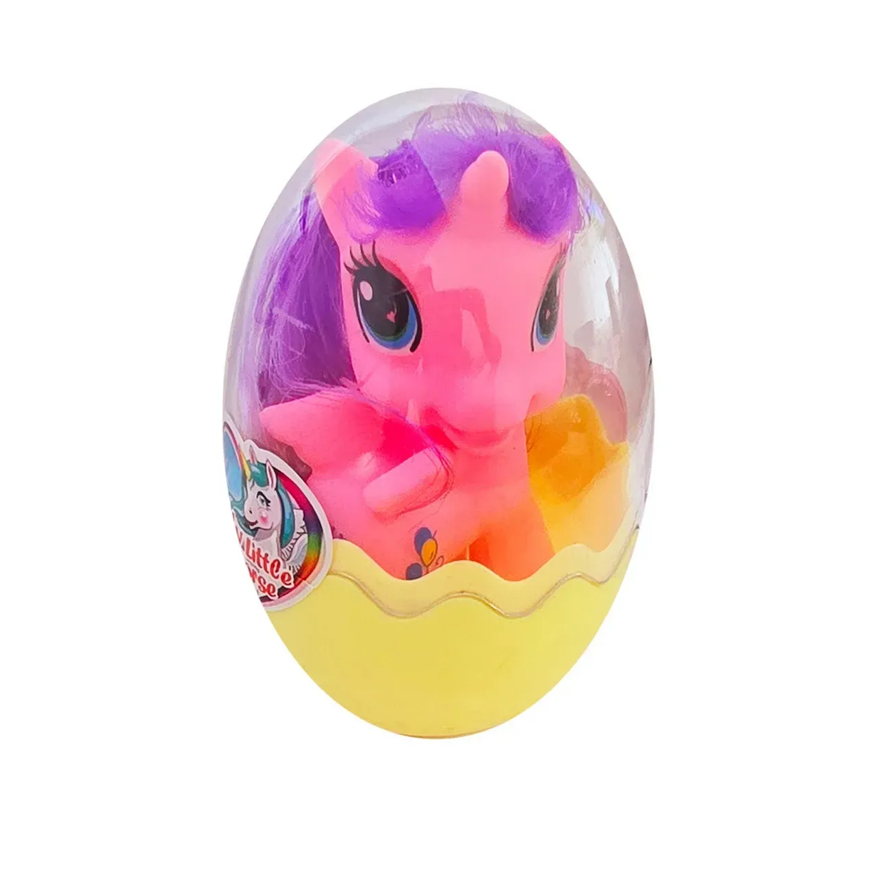 Unicornio Pony Juguete Niñas Huevo Sorpresa Didactico X 3 Un