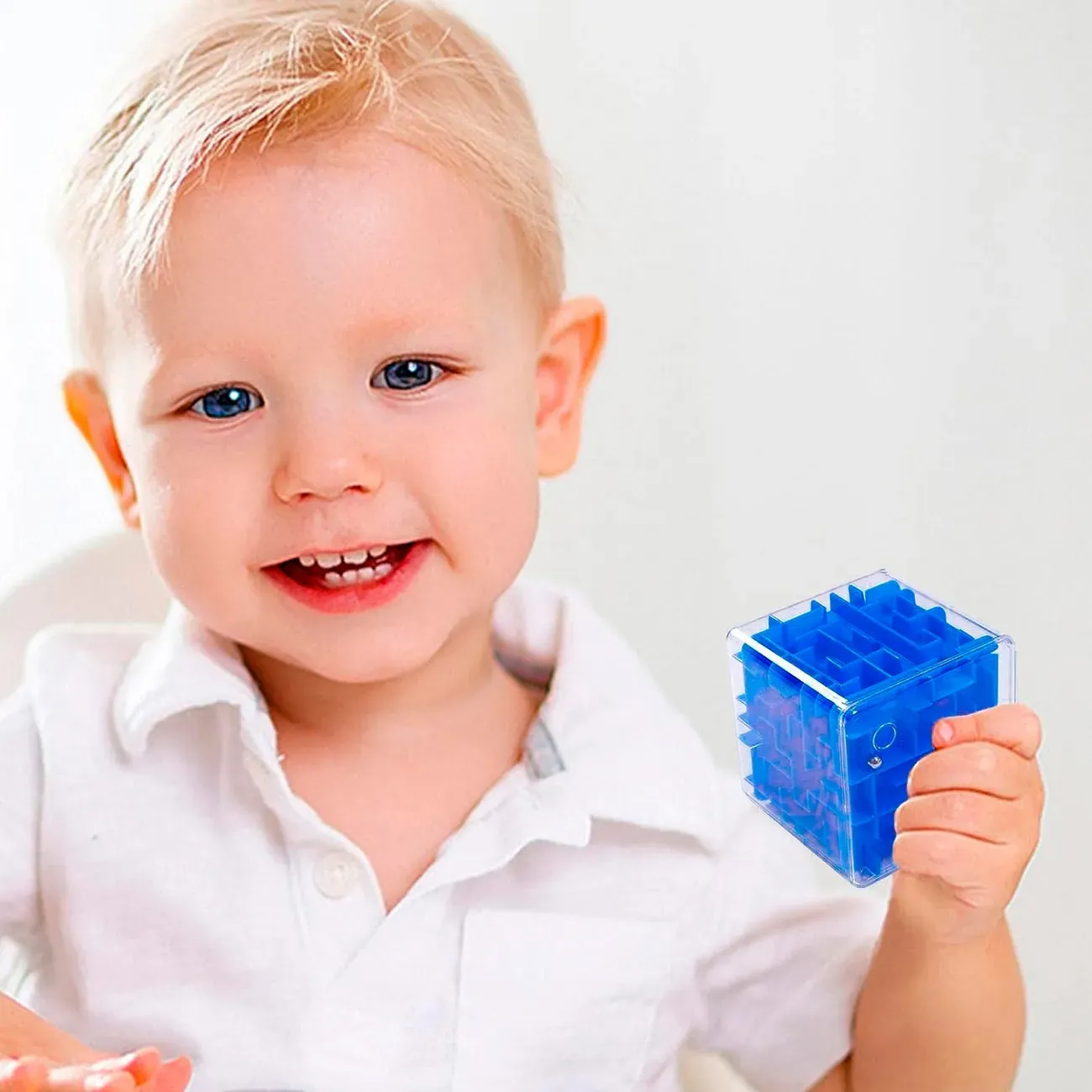 Cubo Laberinto 3d Mágico Juego Didáctico Aprendizaje