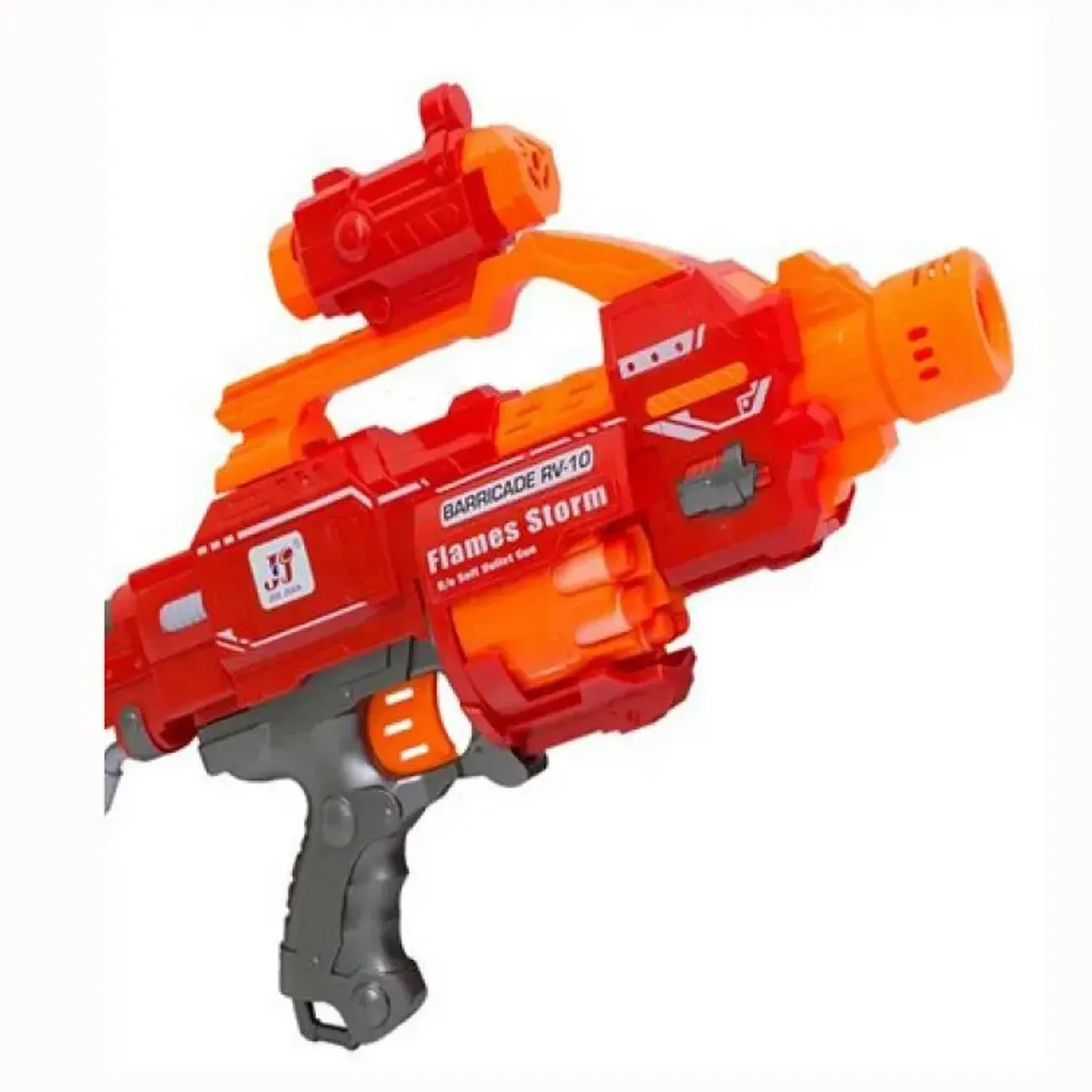 Pistola Lanza Dardos Nerf Multiples Juguete Flame + Dardos