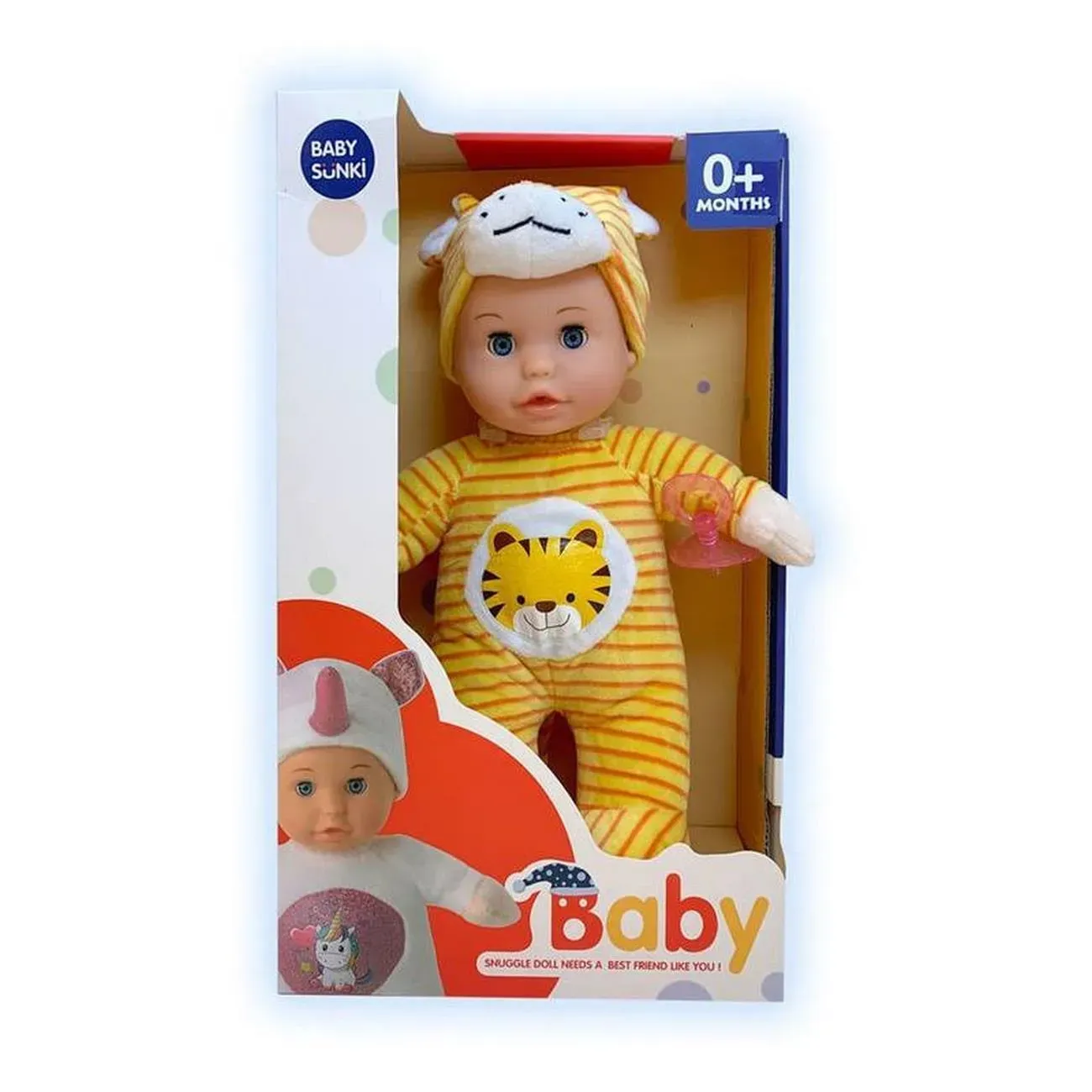 Muñeco Bebe Niñas Mi Baby Sonido Felpa Juguete Pijama Tigre