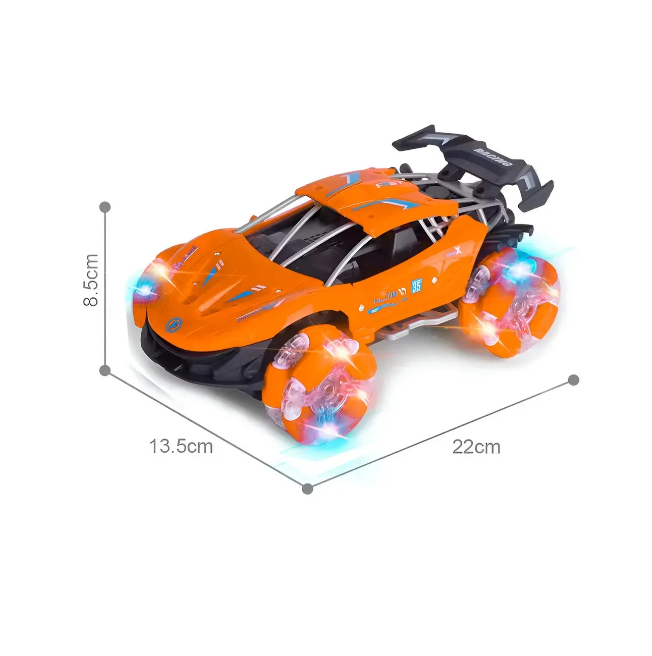 Carro Deportivo Control Remoto Luz Juguete Niño Interactivo