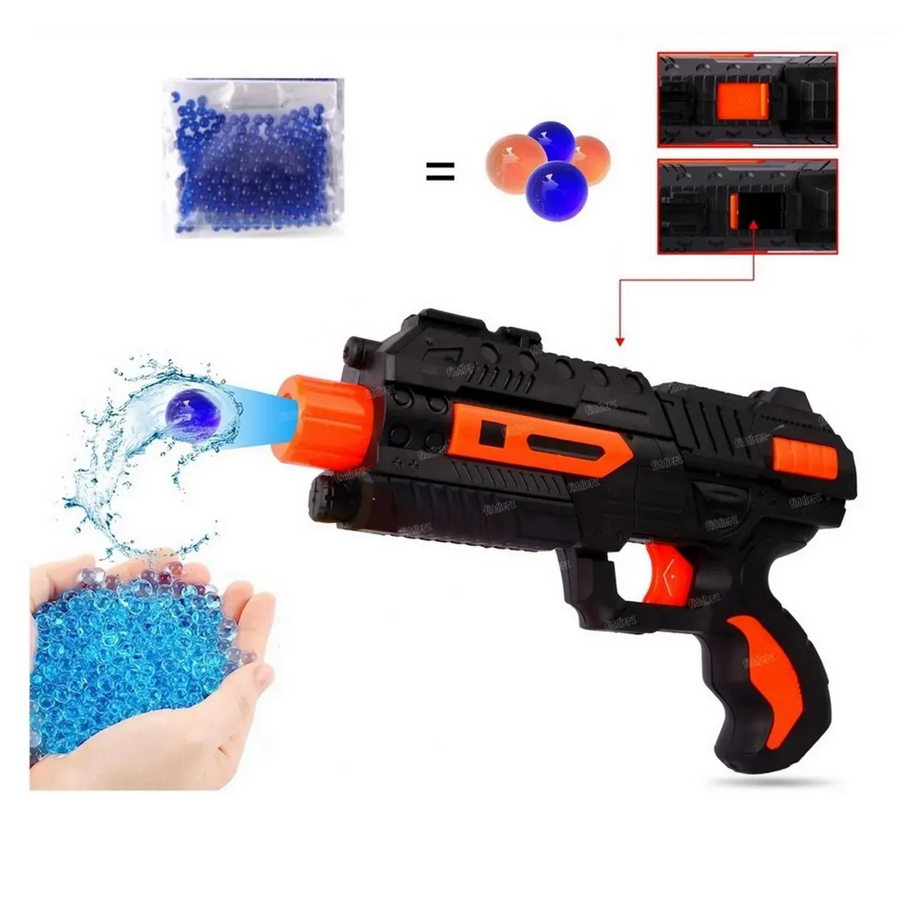 Pistola Lanza Dardos - Pelotas Hidrogel Nerf Interactivo