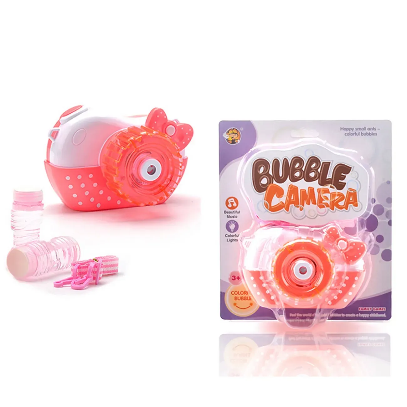 Cámara Burbujas Automática Juguetes Para Niños + Liquido