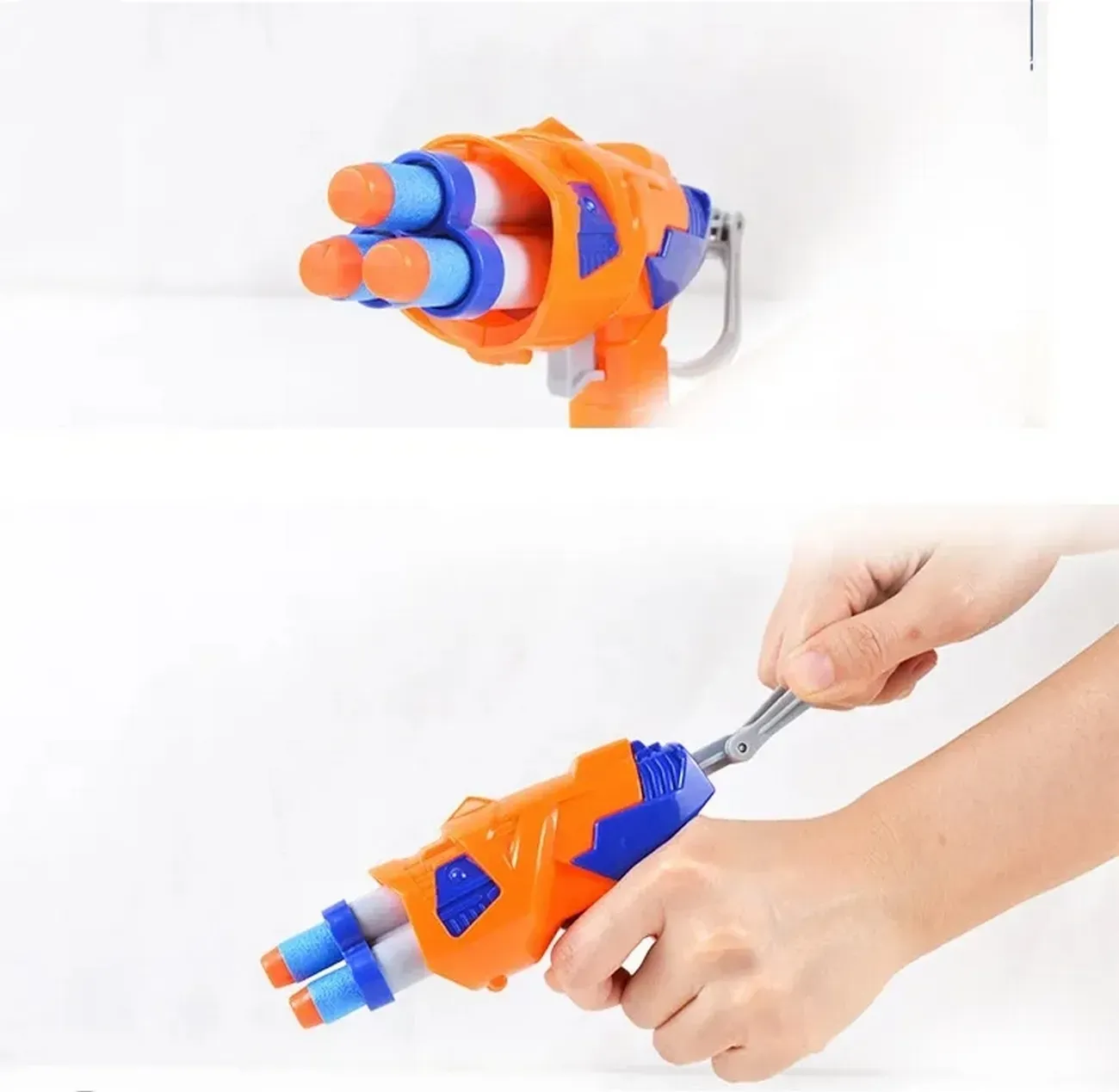 Pistola Lanza Dardos Nerf Multiples Juguete Niño 677-4