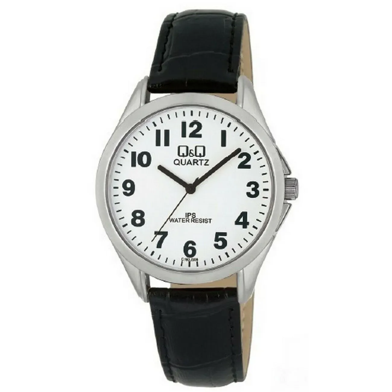 Reloj Q&q Qyq C192j304y Casual Cuero Hombre + Estuche 