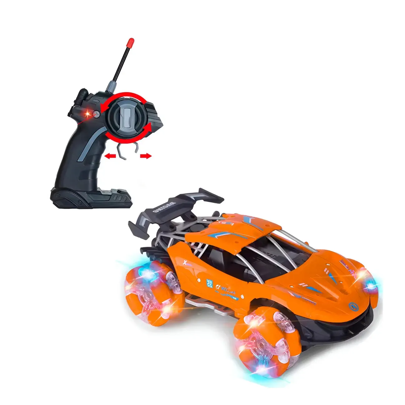 Carro Deportivo Control Remoto Luz Juguete Niño Interactivo