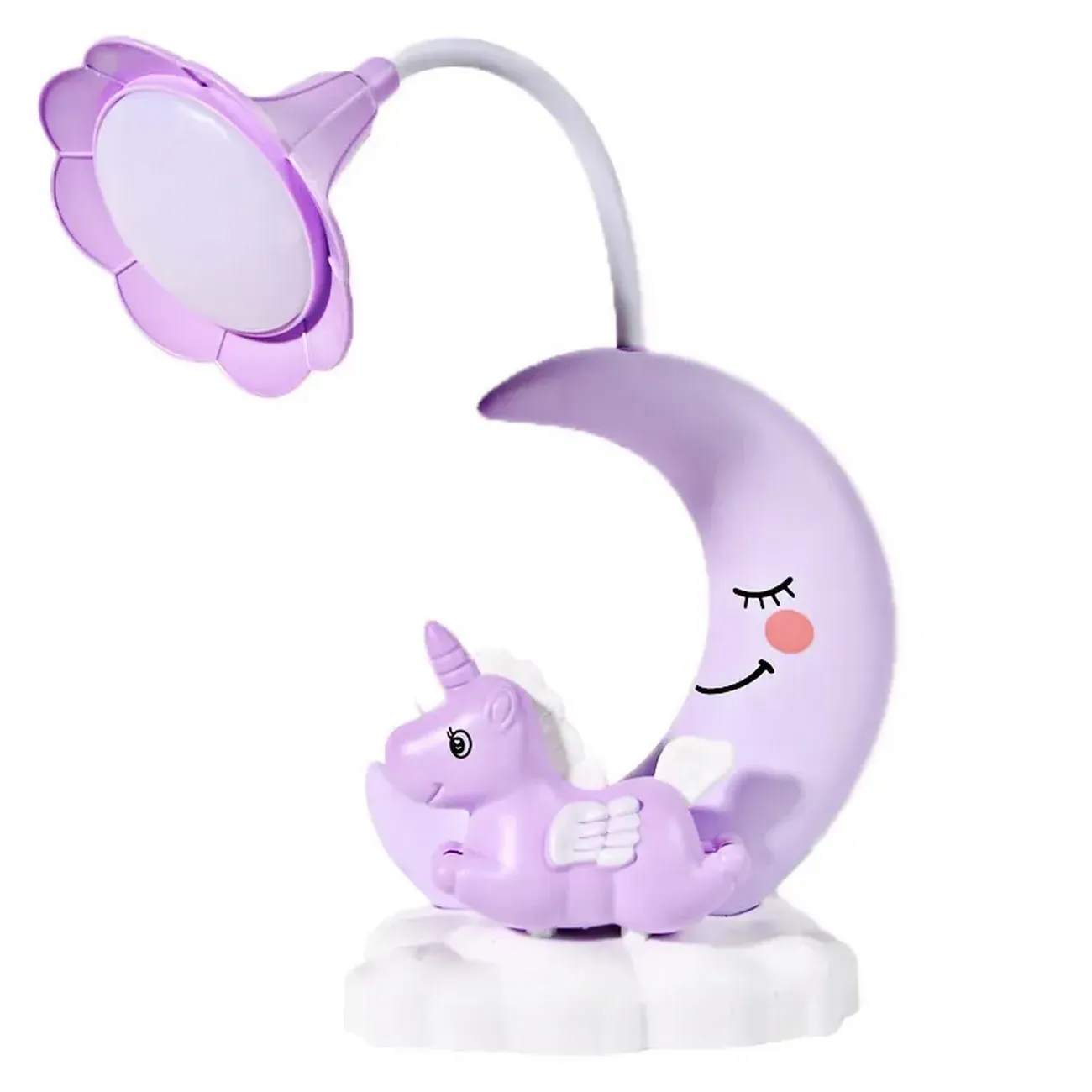 Lampara Luna Unicornio Recargable