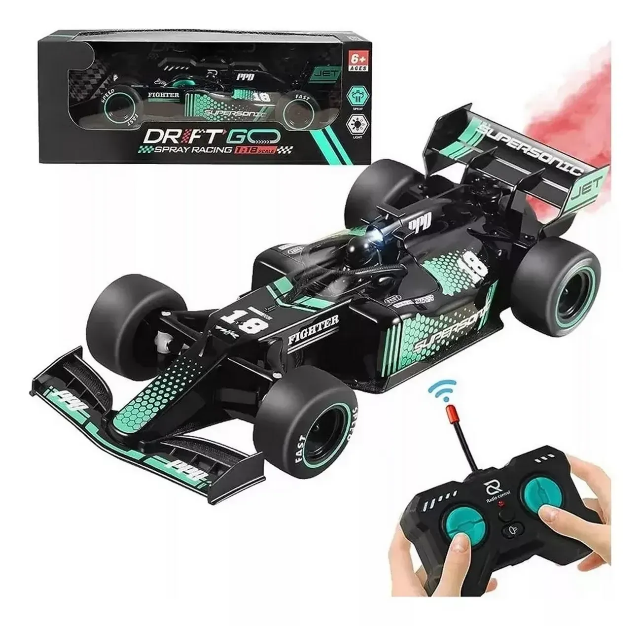 Carro Formula 1 F1 Carreras Recargable Con Control Remoto