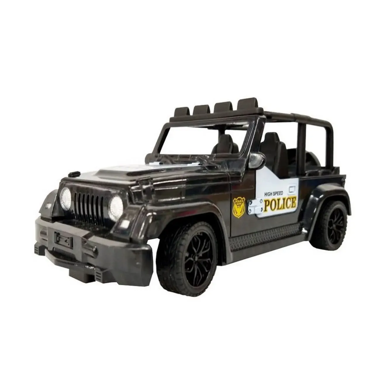 Carro Camioneta Jeep Policia Control Remoto Juguete+ Bateria