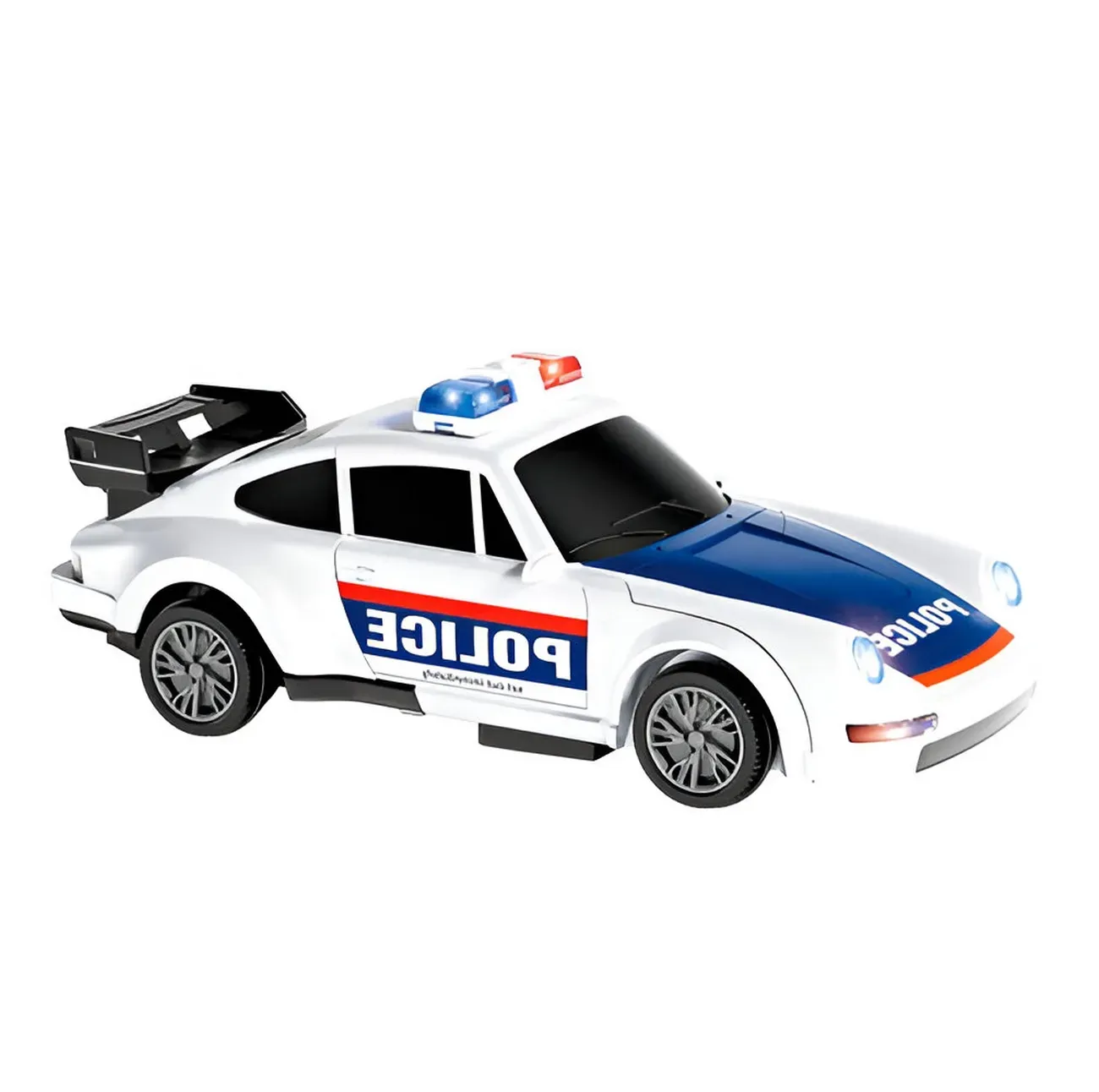 Carro Policia Luces Robot Transformers Niños + Baterias