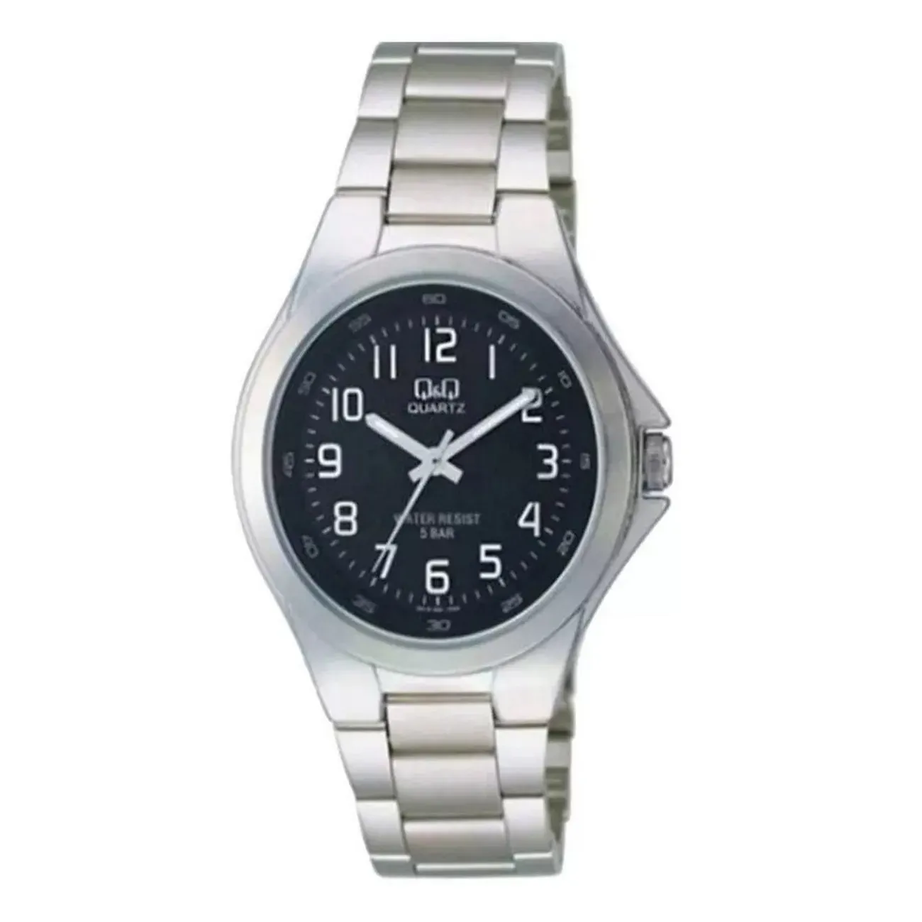 Reloj Q&q Qyq Q618j205y Casual Acero Hombre + Estuche