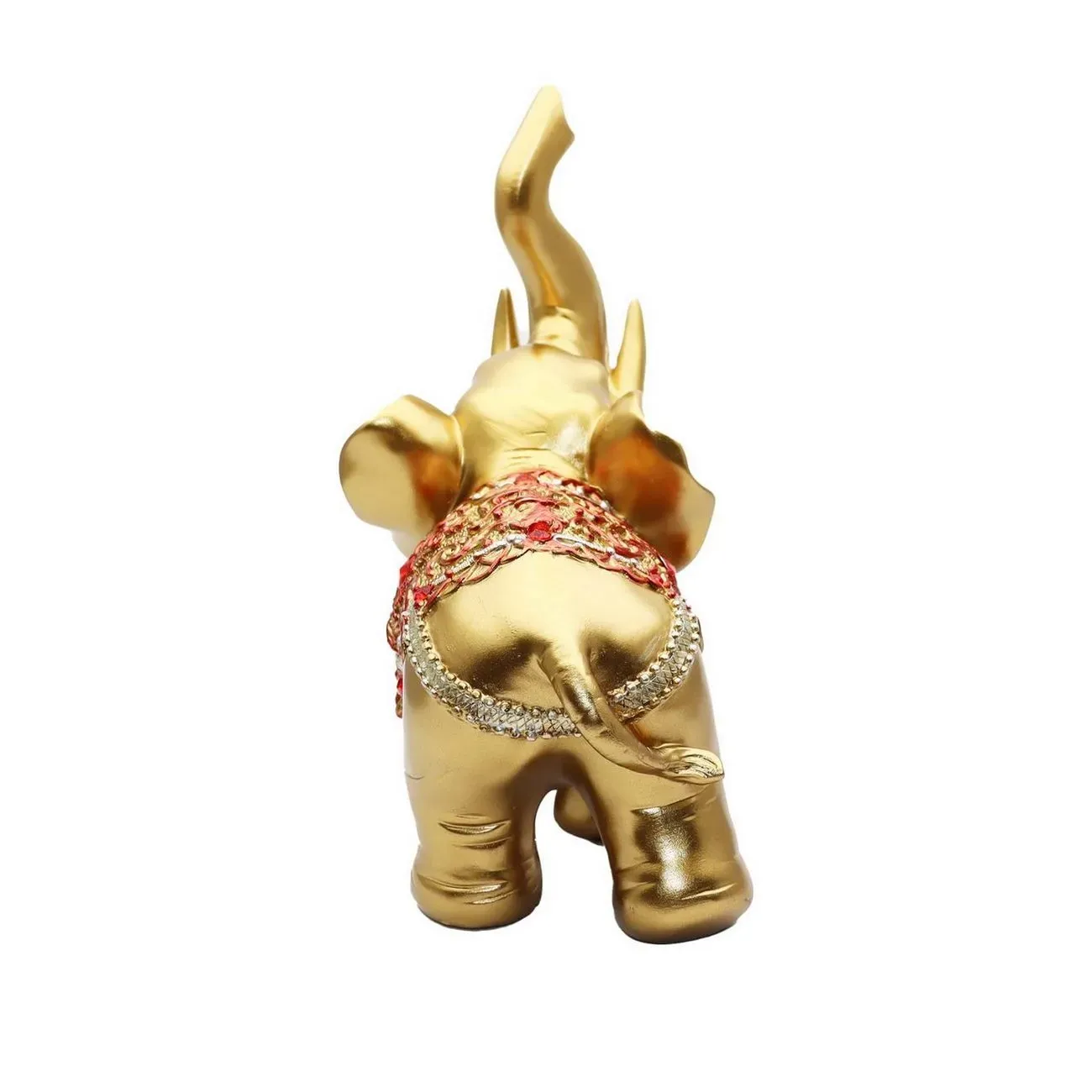 Elefante Dorado Pedreria X 7 Vintage Decoración Protección 