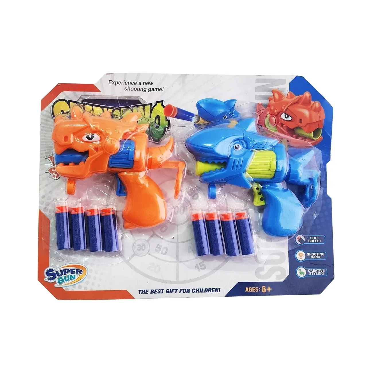 Duo Pistola Lanza Dardos Nerf Multiples Juguete Niño 0599-81