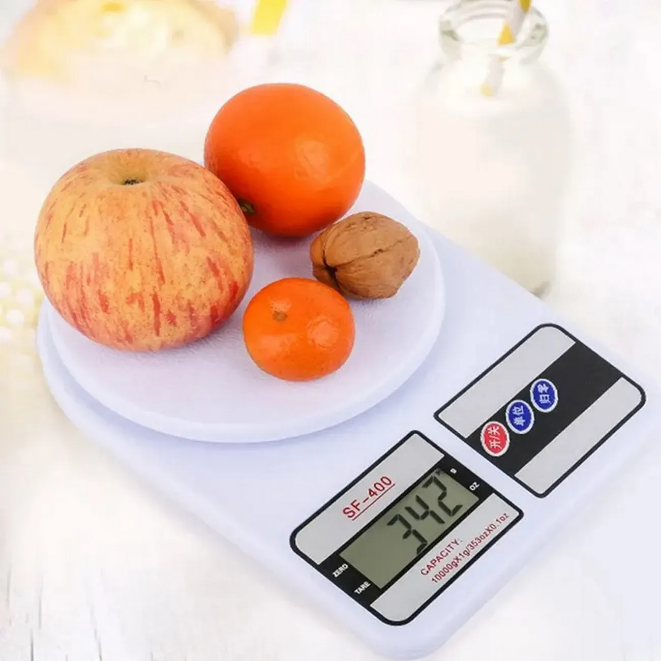 Báscula De Cocina Digital De Precisión De 10 Kg Alimentos 