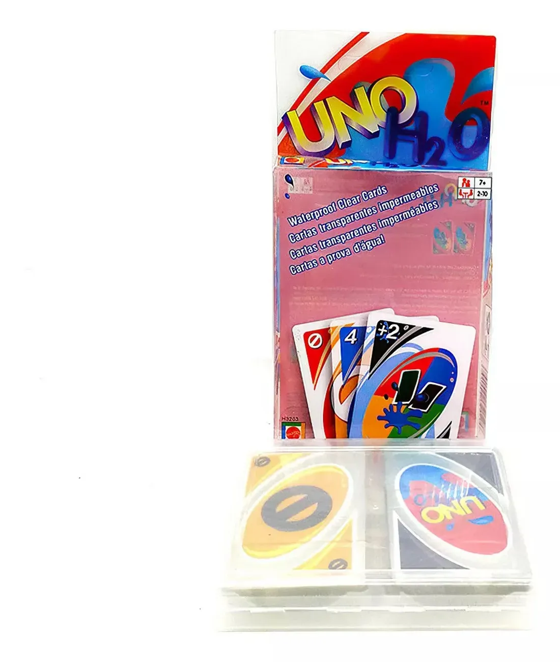 Juego De Cartas Uno H2o Impermeable Contra Aguajuego De Mesa