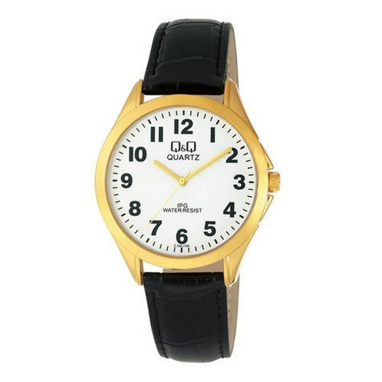 Reloj Q&q Qyq C192j104y Casual Cuero Hombre + Estuche 