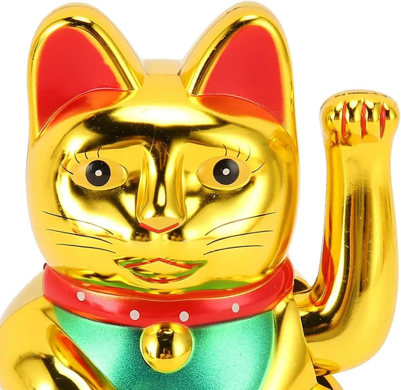 Gato De La Suerte Afortunado Feng Shui Maneki Neko Recargabl