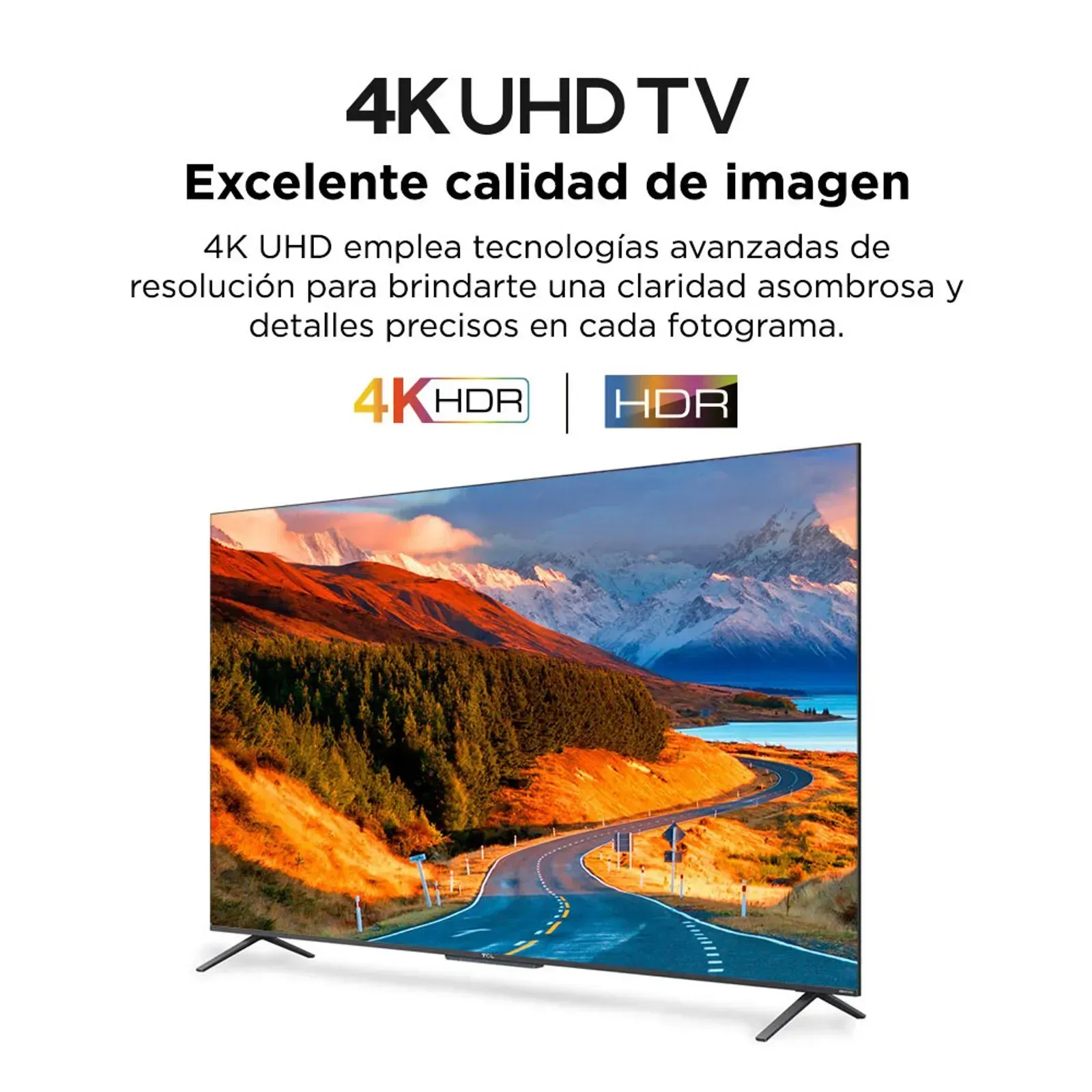 TCL 55" Smart Tv LED 4K + Antena TDT televisor