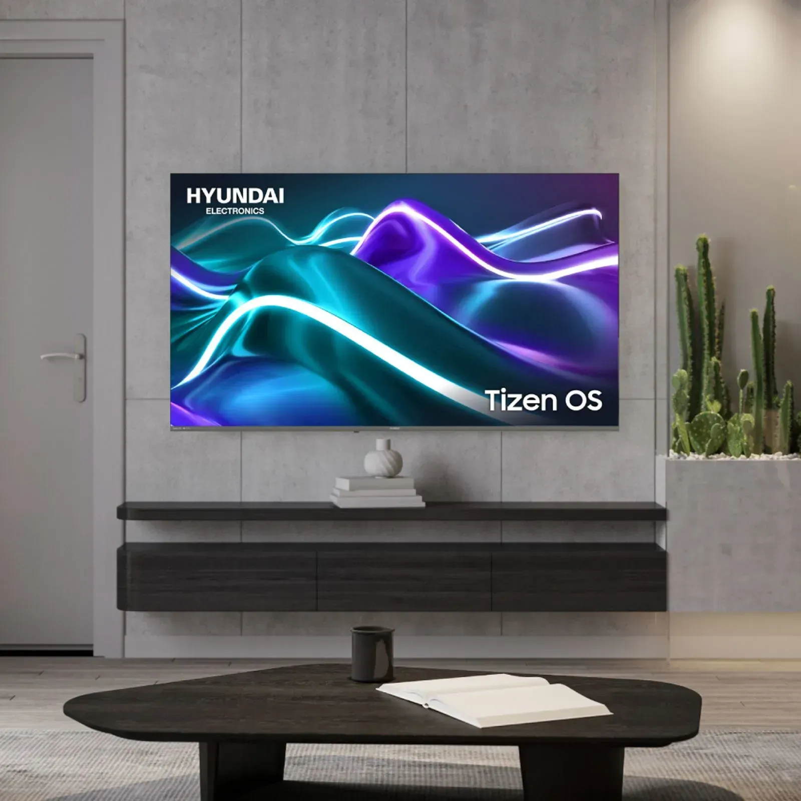 Hyundai 55" Led 4K Ultra HD + Antena TDT televisor