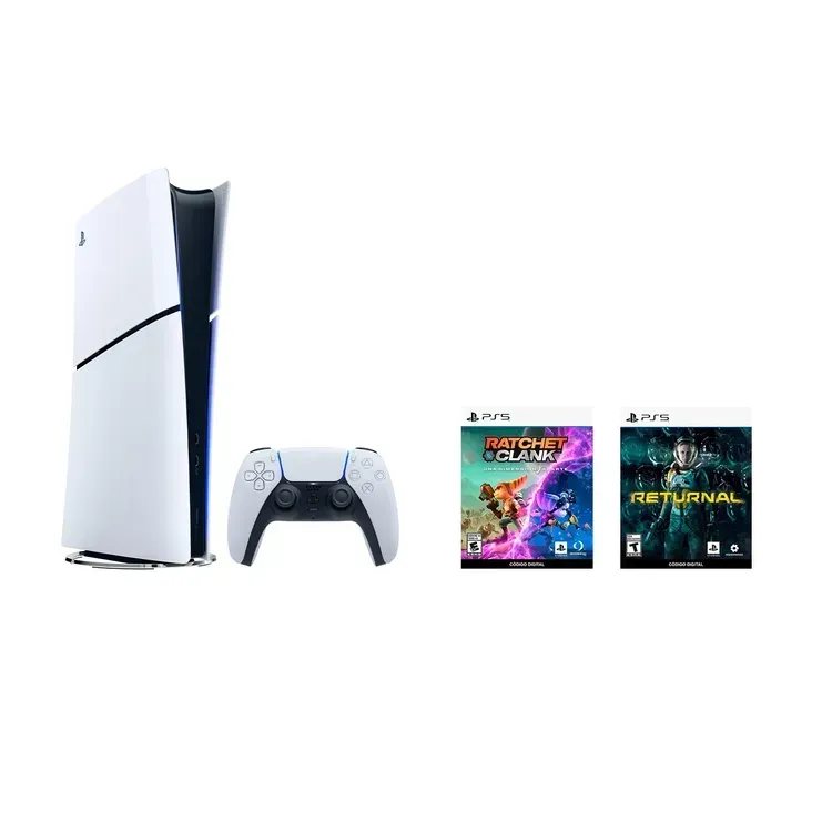 PS5 Digital 1TB + 1 control + 2 juegos Voucher Playstation 5