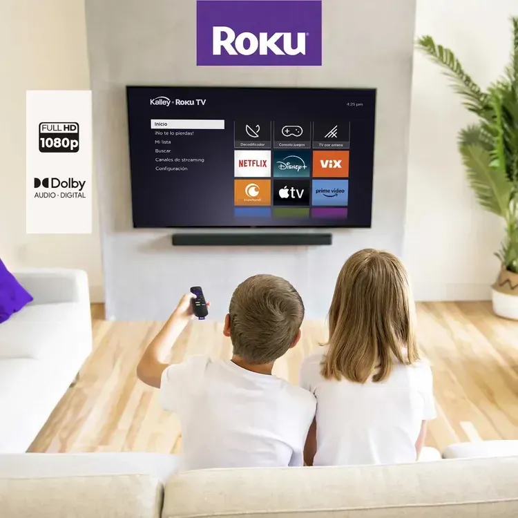 Kalley 43" Smart TV Roku + Antena TDT