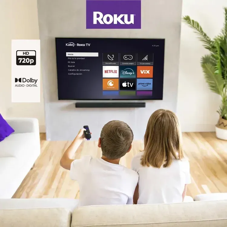 Kalley 32" Smart TV Roku + Antena TDT 