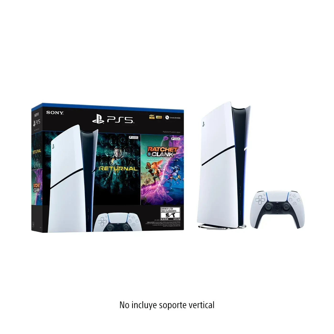 PS5 Digital 1TB + 1 control + 2 juegos Voucher Playstation 5