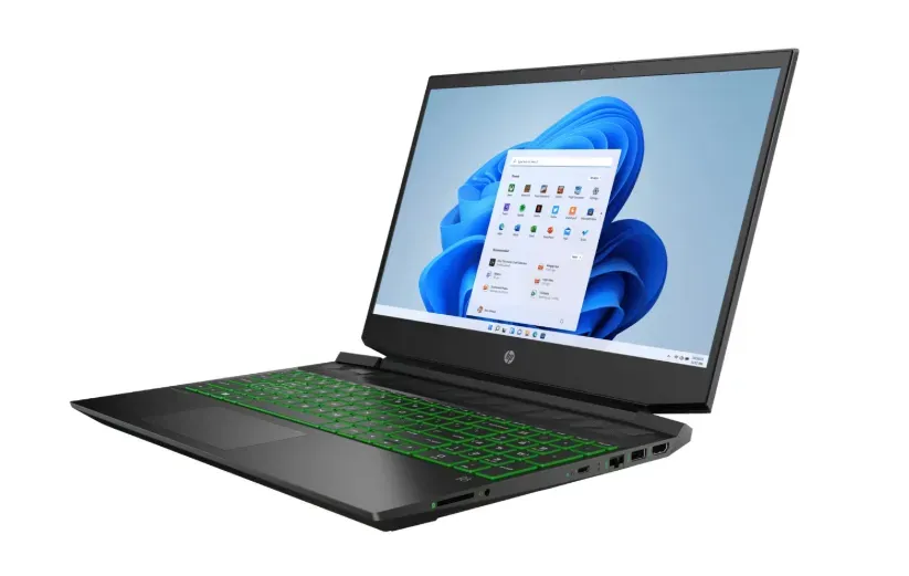 Portatil Gamer Hp Ryzen 5, 4600h, 16 Gb Ram, 512gb Ssd, Video 4gb Gtx 1650ti, 15", Negro-Verde