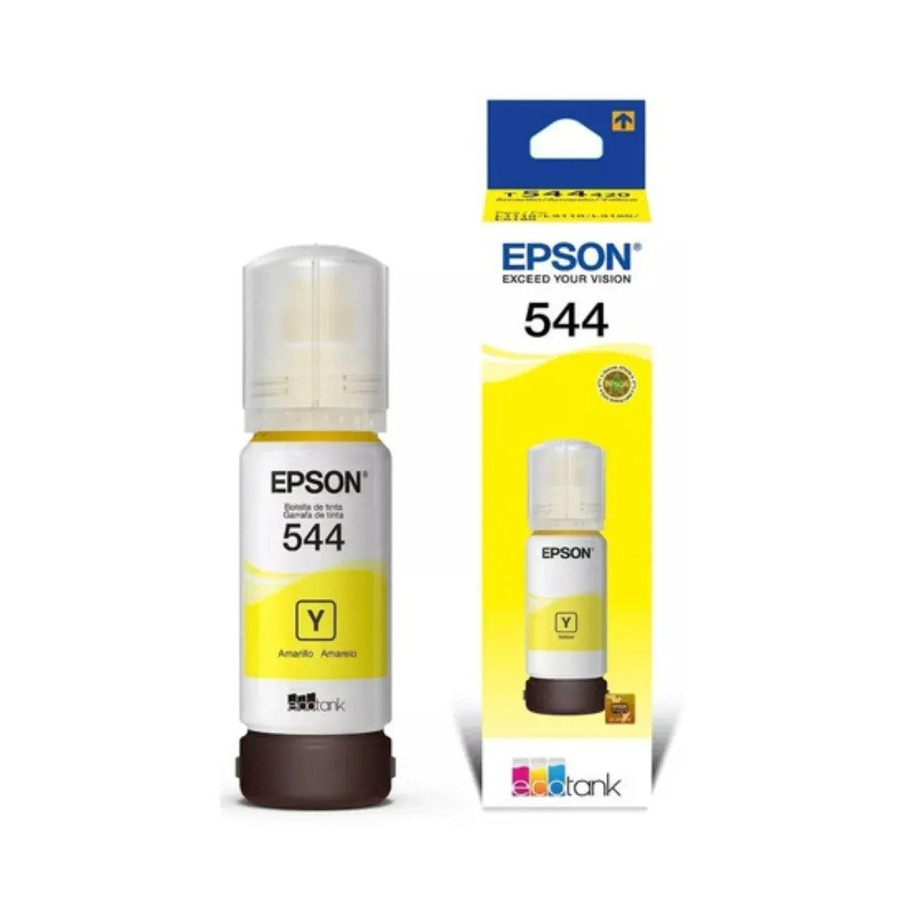  Botella Tinta Epson T544 Amarilla 65Ml 