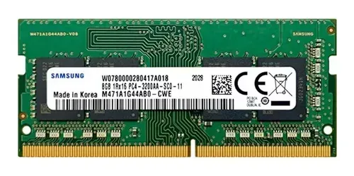 Memoria Ram Para Portatil 8Gb Ddr4 3200 Samsung