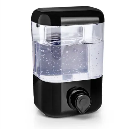 Dispensador Negro De Jabón De 500 Ml