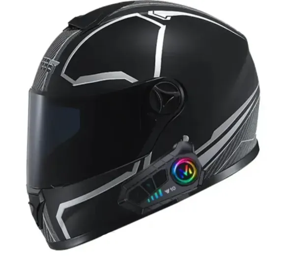 Intercomunicador Bluetooth Para Casco De Moto Ref:Y10 2X 2Unidades