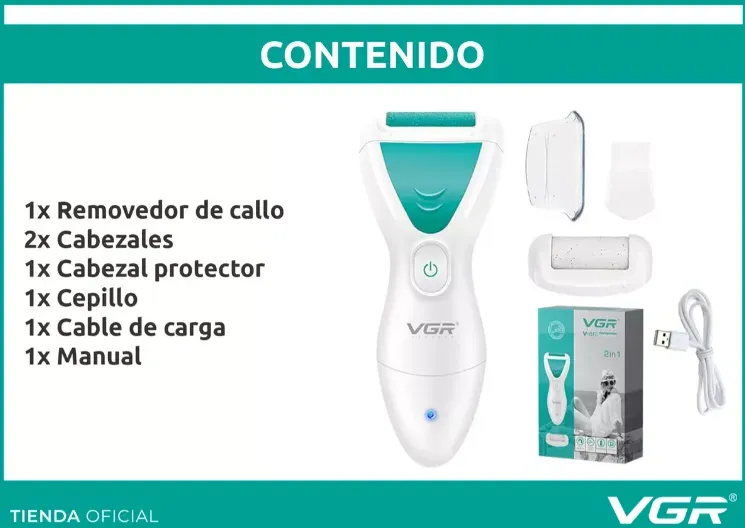 Exfoliador-Removedor De Callos VGR V-812