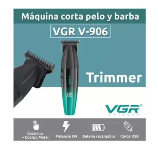 Máquina Patillera Profesional Vgr V-906 Magnético