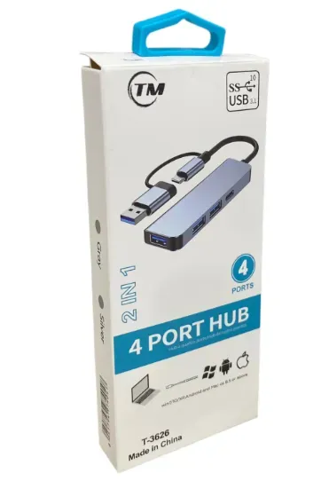 Multiplicador De Puerto USB TM TypeC Ref: 3.1 T-3626