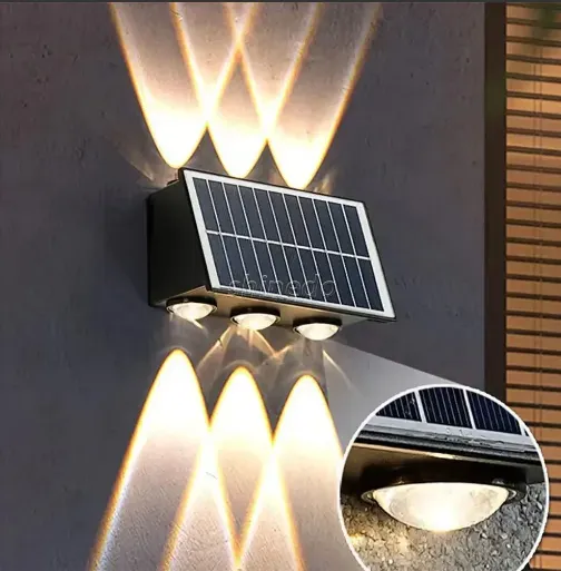 Luz Led Recargable Con Panel Solar Ref:SL06RGB