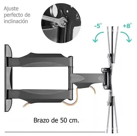 Base Para TV Abatible 32"-55" Ref: TM-P1