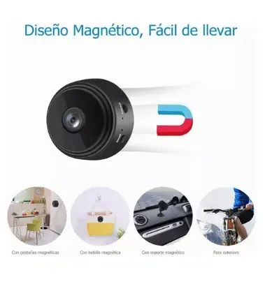 Mini Cámara De Seguridad Espía A9 Inalámbrica Hd 1080P