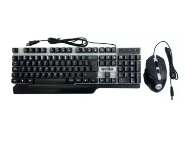 Combo Teclado Y Mouse Gamer Ref:Wb-550 Luces 