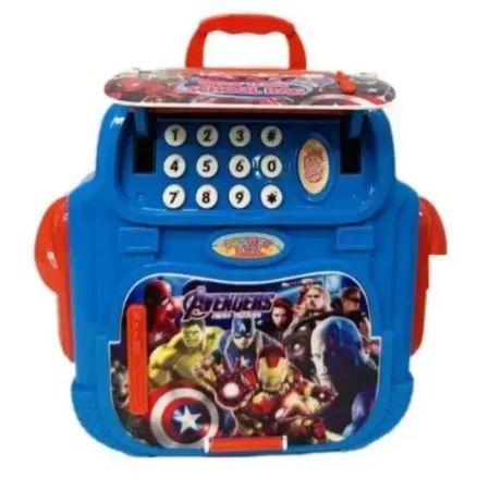 Alcancía Caja Fuerte Mochila De Avengers Ref:8850