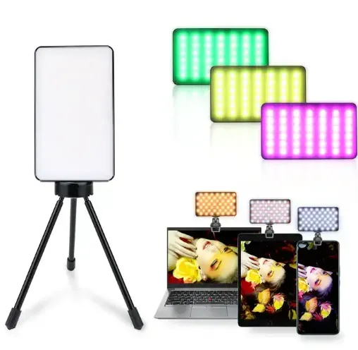 Mini Luz LED Recargable P/Videos 2500-9000K TM Ref:W140 RGB