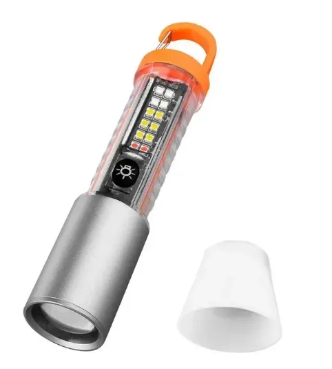 Linterna Led Con Zoom Óptico Recargable HS-2302