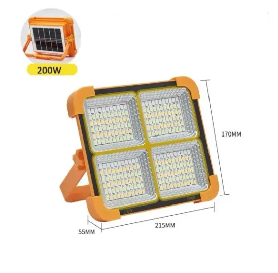 Reflector Luz Led Con Panel Solar TM Ref: S04